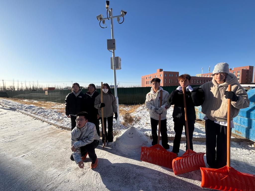 风雪无阻，青春有为｜医护系团总支组织志愿者开展扫雪除冰行动